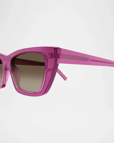 Saint Laurent Cat-Eye Acetate Sunglasses | Thumbnail 2