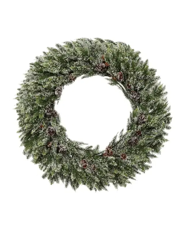 Winward Home Iced Angel Pine 30" Wreath