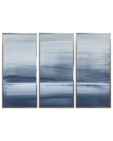 Benson-Cobb Studios "Coastal Threads" Giclee Triptych, 21.5" x 46.5" | Thumbnail 1 Benson-Cobb Studios "Coastal Threads" Giclee Triptych, 21.5" x 46.5" | Thumbnail 1