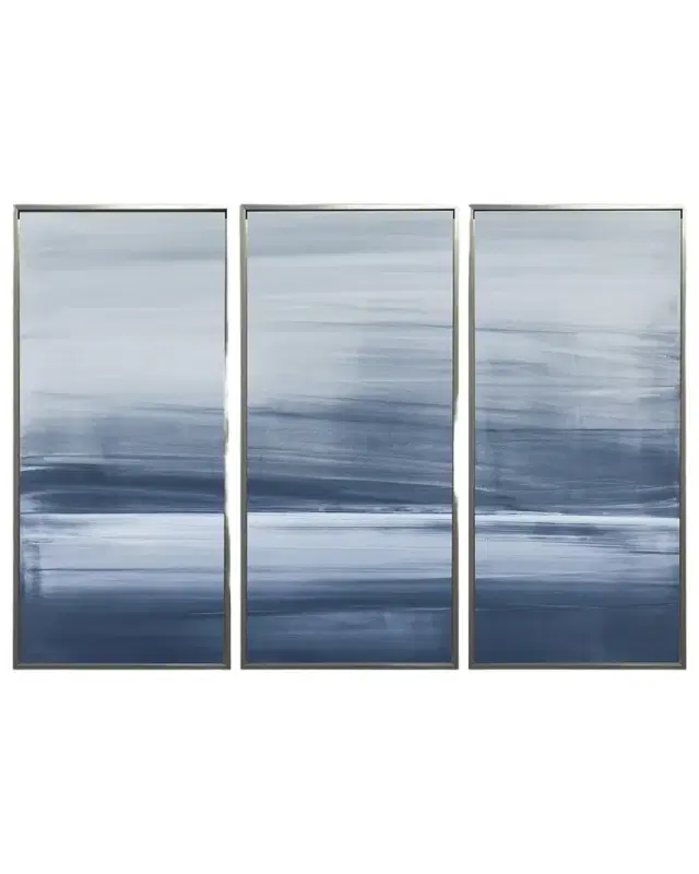 Benson-Cobb Studios "Coastal Threads" Giclee Triptych, 21.5" x 46.5"