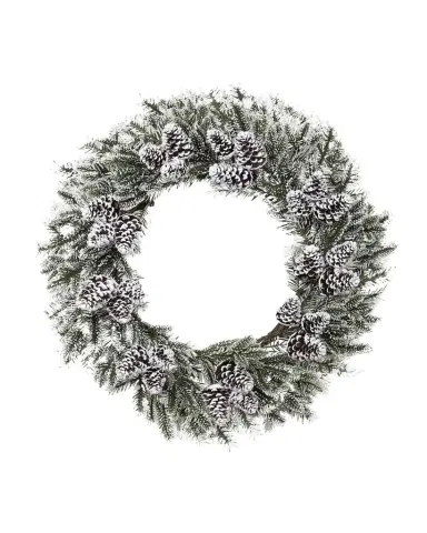 Winward Home Snow Pine & Pinecone 30" Wreath | Thumbnail 1