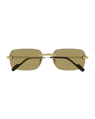 Cartier Men's Rimless Rectangle Metal Sunglasses | Thumbnail 1 Cartier Men's Rimless Rectangle Metal Sunglasses | Thumbnail 1