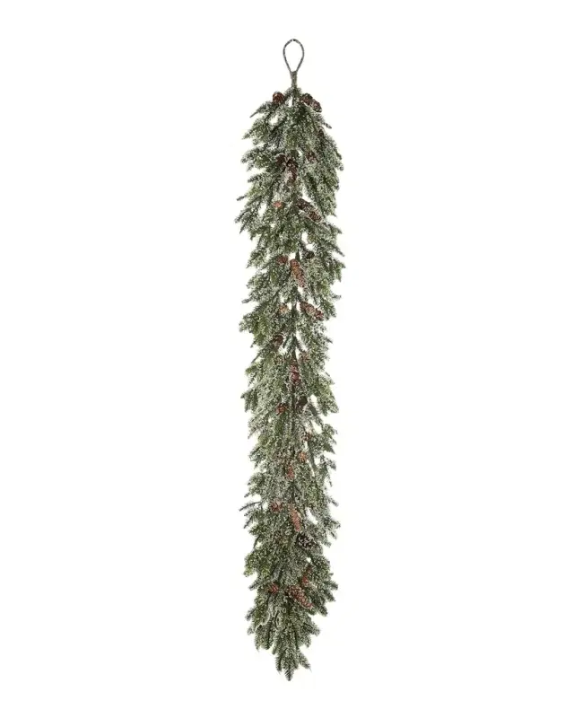 Winward Home 60" Iced Angel Pine Garland