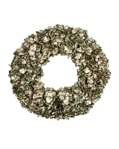 Winward Home Glitter Hydrangea 24" Wreath | Thumbnail 1