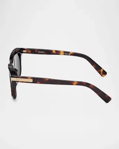 Zegna Men's Acetate Square Sunglasses | Thumbnail 4
