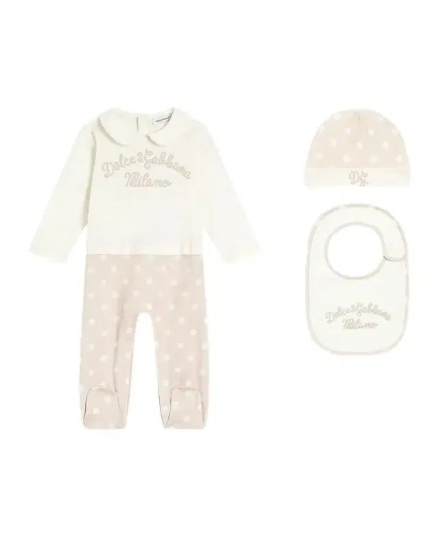 Girl 's 3-Piece Jersey Gift Set, Size 0M-6M