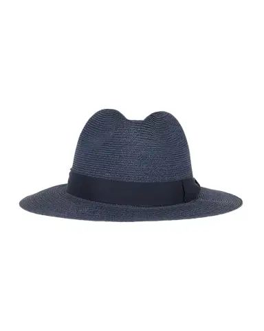 Giorgio Armani Men's Jute Ribbon-Band Fedora Hat | Thumbnail 1