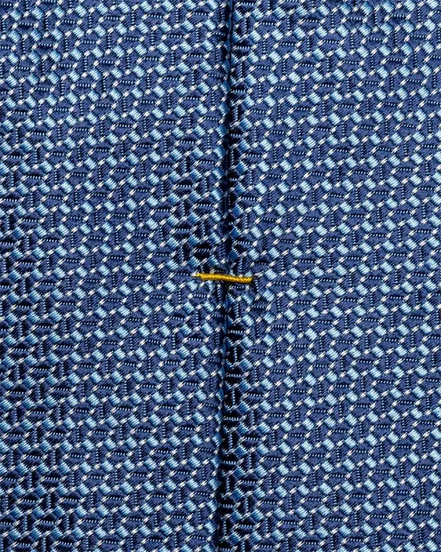 Men 's Micro-Geometric Woven Silk Tie