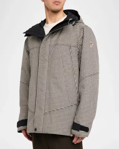 Moncler Grenoble Men's Ettal Wool Hooded Down Ski Jacket | Thumbnail 4 Moncler Grenoble Men's Ettal Wool Hooded Down Ski Jacket | Thumbnail 4
