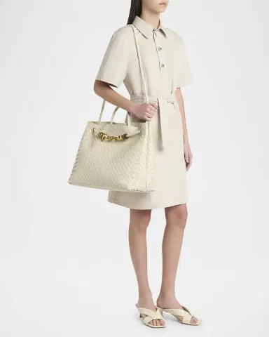 Bottega Veneta Andiamo Large Leather Top-Handle Bag | Thumbnail 5 Bottega Veneta Andiamo Large Leather Top-Handle Bag | Thumbnail 5