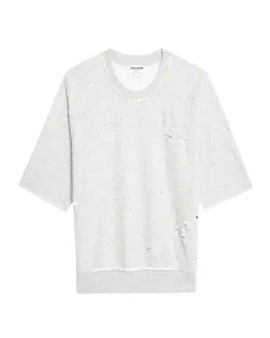 Zadig & Voltaire Edmond Destroyed Embellished Sweatshirt | Thumbnail 1 Zadig & Voltaire Edmond Destroyed Embellished Sweatshirt | Thumbnail 1