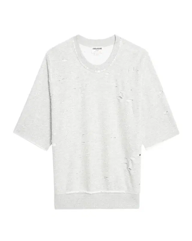 Zadig & Voltaire Edmond Destroyed Embellished Sweatshirt