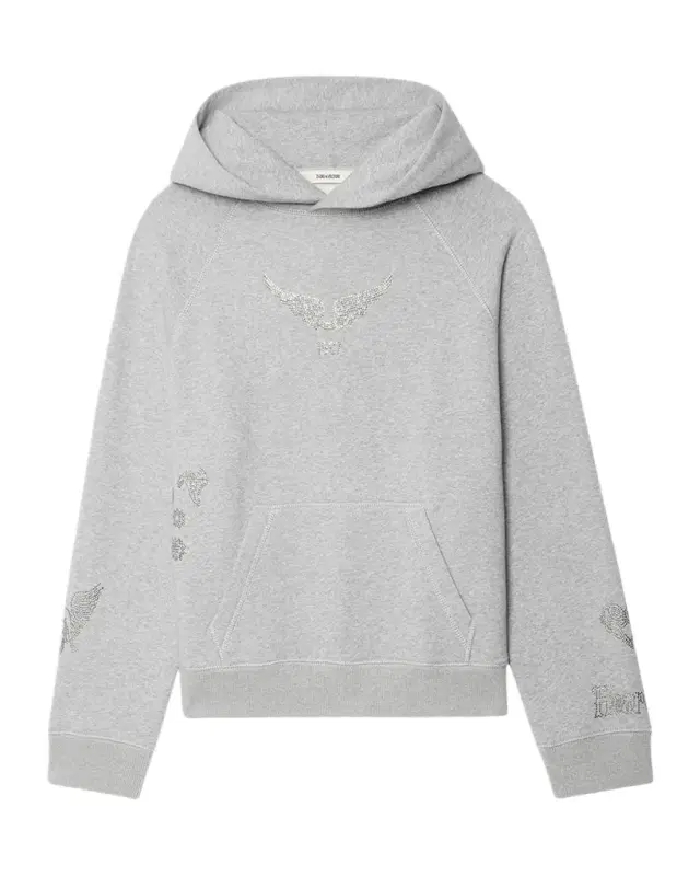 Georgy Multi Strass Hooded Sweatshirt