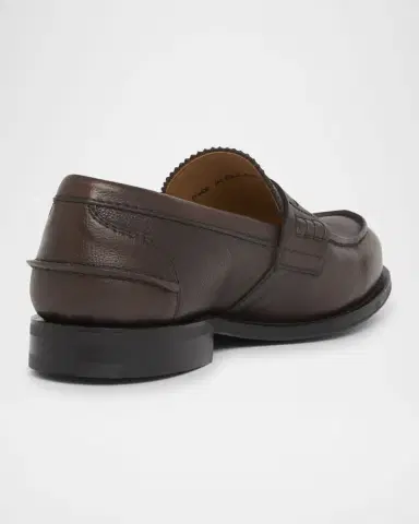 Church's Men's Pembrey 2.0 Grained Leather Penny Loafers | Thumbnail 2 Church's Men's Pembrey 2.0 Grained Leather Penny Loafers | Thumbnail 2
