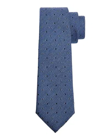 Emporio Armani Men's Bordeaux Micro-Jacquard Silk and Wool Tie | Thumbnail 1