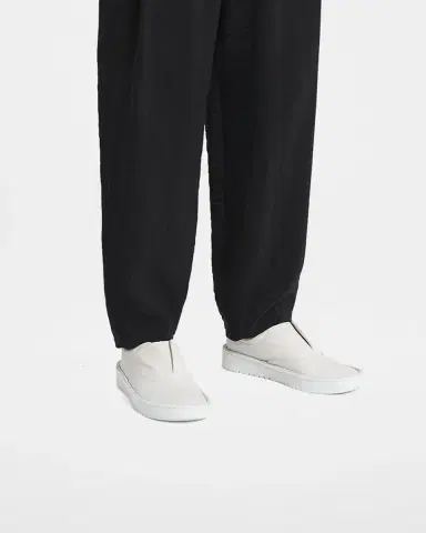 Giorgio Armani Men's Deerskin Slip-On Sneakers | Thumbnail 2