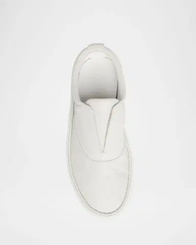 Giorgio Armani Men's Deerskin Slip-On Sneakers | Thumbnail 5