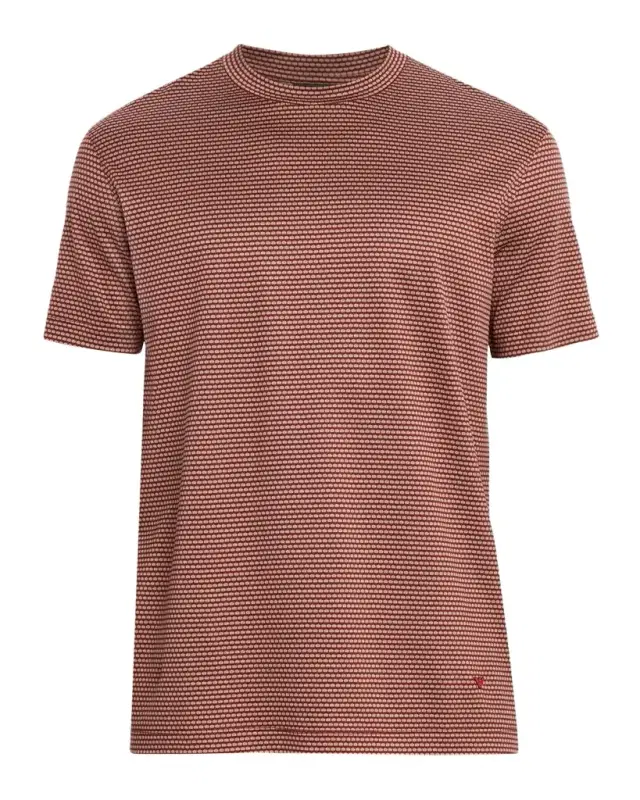 Emporio Armani Men's Jersey Jacquard Crewneck T-Shirt