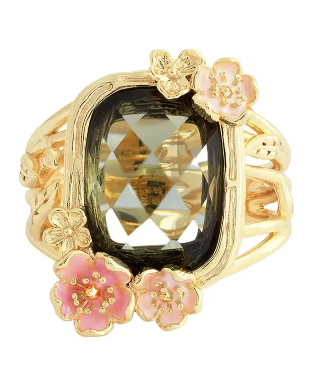 Wildflowers Stone Statement Ring