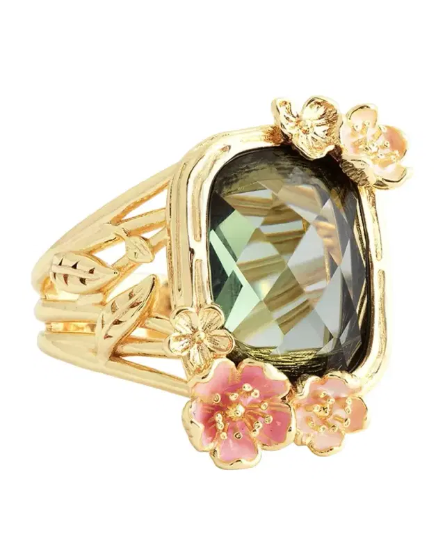 Wildflowers Stone Statement Ring