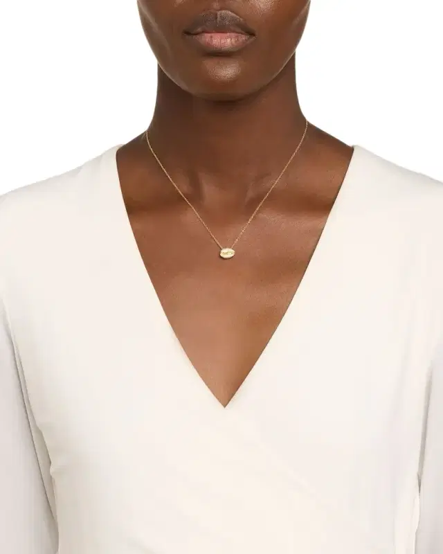18K Le Cauri Petite Pave Diamond Necklace