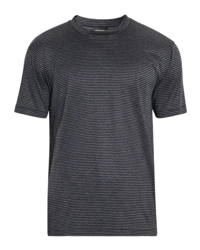 Men 's Jersey Jacquard Crewneck T-Shirt