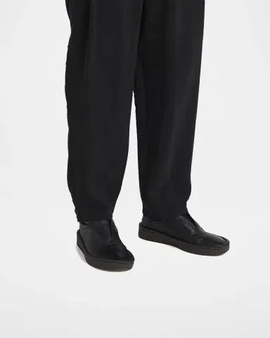 Giorgio Armani Men's Deerskin Slip-On Sneakers | Thumbnail 2