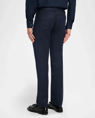 Emporio Armani Men's Wool Melange Five-Pocket Pants | Thumbnail 3 Emporio Armani Men's Wool Melange Five-Pocket Pants | Thumbnail 3