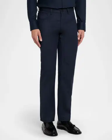 Emporio Armani Men's Wool Melange Five-Pocket Pants | Thumbnail 4 Emporio Armani Men's Wool Melange Five-Pocket Pants | Thumbnail 4
