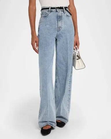 Toteme Wide-Leg Denim Pants | Thumbnail 3