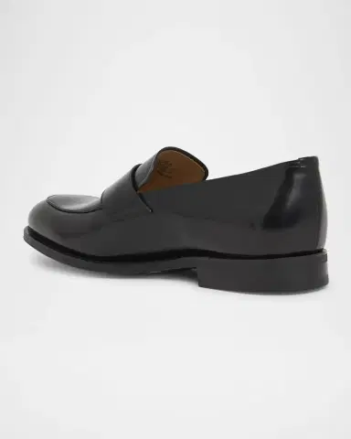 Church's Men's Hertford Leather Rubber-Sole Penny Loafers | Thumbnail 2 Church's Men's Hertford Leather Rubber-Sole Penny Loafers | Thumbnail 2