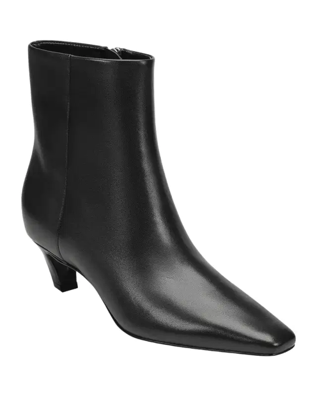Marc Fisher LTD Danai Leather Zip Ankle Booties