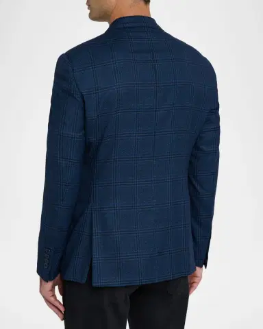 Emporio Armani Men's Prince of Wales Wool G Line Sport Coat | Thumbnail 3 Emporio Armani Men's Prince of Wales Wool G Line Sport Coat | Thumbnail 3