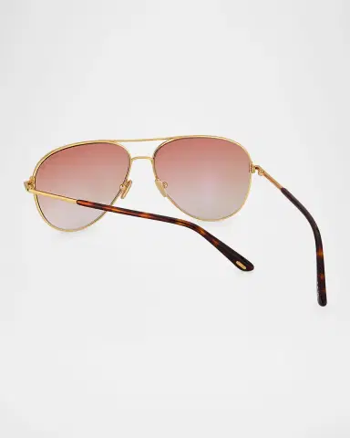 Tom Ford Clark Metal Aviator Sunglasses | Thumbnail 2 Tom Ford Clark Metal Aviator Sunglasses | Thumbnail 2