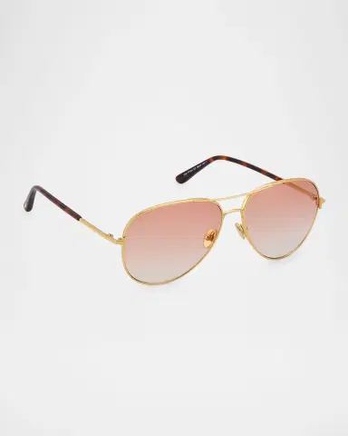 Tom Ford Clark Metal Aviator Sunglasses | Thumbnail 3 Tom Ford Clark Metal Aviator Sunglasses | Thumbnail 3