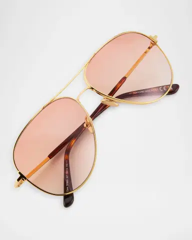 Tom Ford Clark Metal Aviator Sunglasses | Thumbnail 5 Tom Ford Clark Metal Aviator Sunglasses | Thumbnail 5