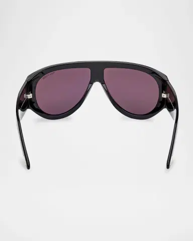 Tom Ford Men's Bronson T-Logo Shield Sunglasses | Thumbnail 5