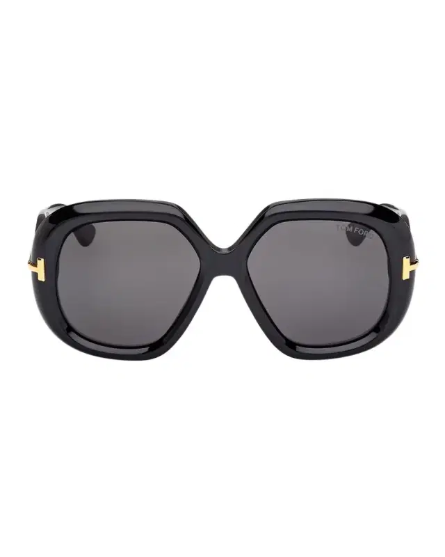TOM FORD Icon Acetate Geometric Sunglasses