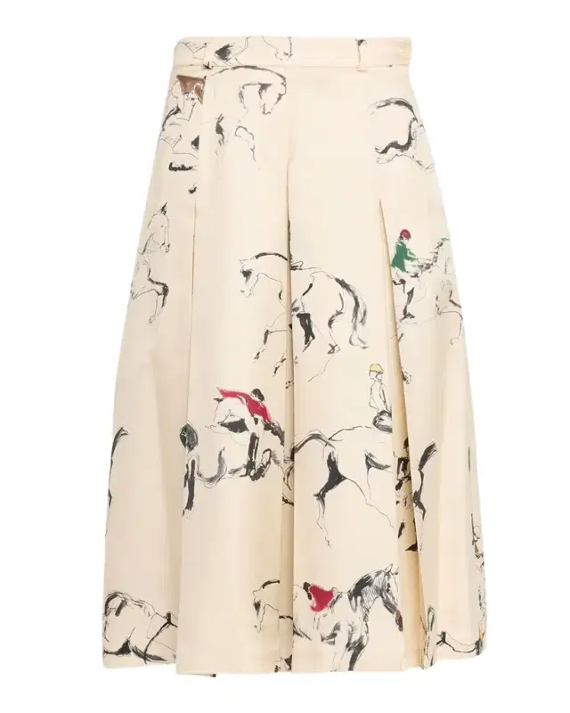 Mark Pleated Bermuda Skirt