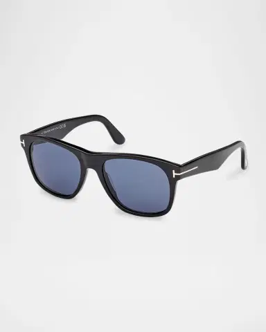 TOM FORD Men's Marlon-02 Acetate Square Sunglasses | Thumbnail 2 TOM FORD Men's Marlon-02 Acetate Square Sunglasses | Thumbnail 2