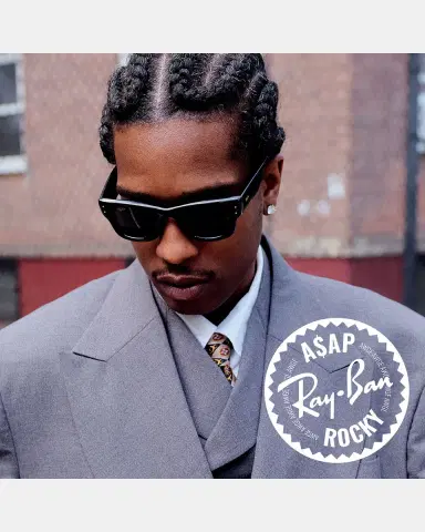 Ray-Ban Men's RB4940 Wayfarer Puffer A$AP ROCKY Square Sunglasses | Thumbnail 6