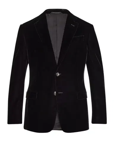 Giorgio Armani Men's Velvet Notch Lapel Dinner Jacket | Thumbnail 1 Giorgio Armani Men's Velvet Notch Lapel Dinner Jacket | Thumbnail 1