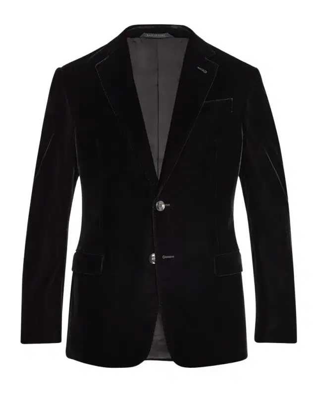 Men 's Velvet Notch Lapel Dinner Jacket