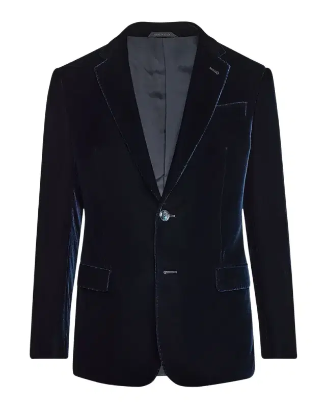 Men 's Velvet Notch Lapel Dinner Jacket