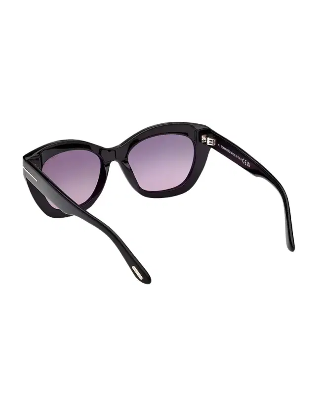 Linda-02 Polarized Acetate Cat-Eye Sunglasses