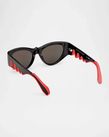 Christian Louboutin Loubishark Acetate Cat-Eye Sunglasses | Thumbnail 2