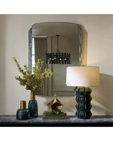 Arteriors Iyla 45" Bone Wall Mirror | Thumbnail 2