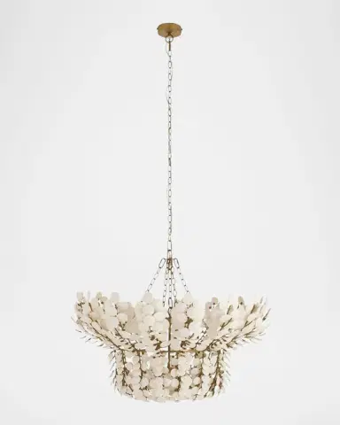 Arteriors Bilal 40" 8-Light Coconut Shell Chandelier | Thumbnail 4