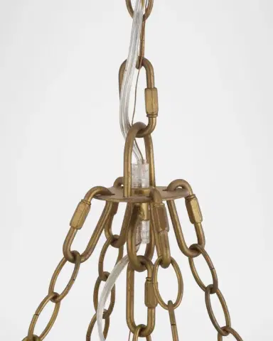 Arteriors Bilal 40" 8-Light Coconut Shell Chandelier | Thumbnail 6
