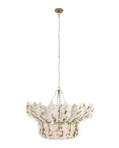 Arteriors Bilal 40" 8-Light Coconut Shell Chandelier | Thumbnail 1